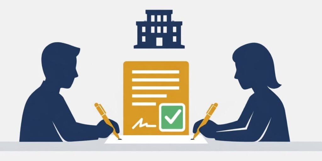 Het syndicuscontract: twee partijen ondertekenen een schriftelijke overeenkomst voor het beheer van een VME in België